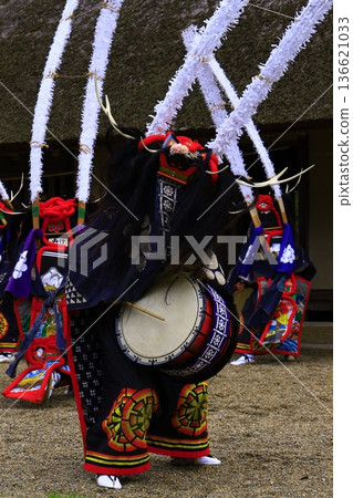 Iwate Prefecture Folk Performing Arts Performance Deer Dance Iwate Prefecture Folk Performing Arts Performance Deer Dance 136621033
