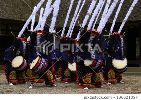 Iwate Prefecture Folk Performing Arts Performance Deer Dance Iwate Prefecture Folk Performing Arts Performance Deer Dance 136621057