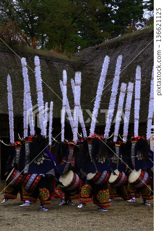 Iwate Prefecture Folk Performing Arts Performance Deer Dance Iwate Prefecture Folk Performing Arts Performance Deer Dance 136621125