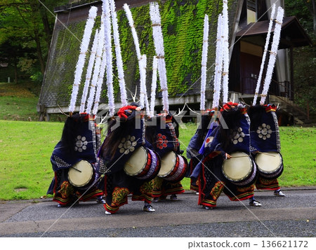 Iwate Prefecture Folk Performing Arts Performance Deer Dance Iwate Prefecture Folk Performing Arts Performance Deer Dance 136621172