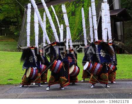 Iwate Prefecture Folk Performing Arts Performance Deer Dance Iwate Prefecture Folk Performing Arts Performance Deer Dance 136621178