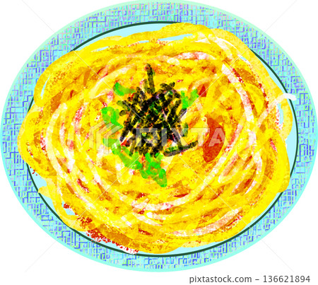 明太子意大利面插圖 136621894