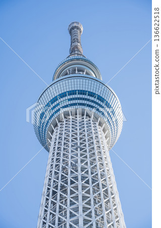 東京藍天和東京晴空塔，墨田區 136622518
