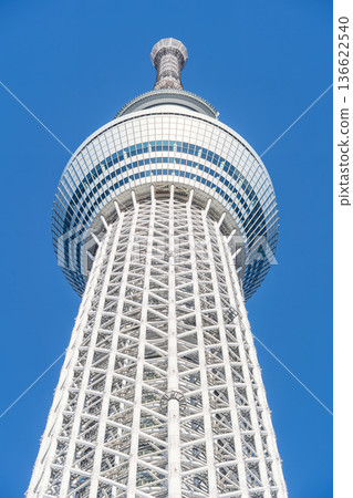 東京藍天和東京晴空塔，墨田區 136622540