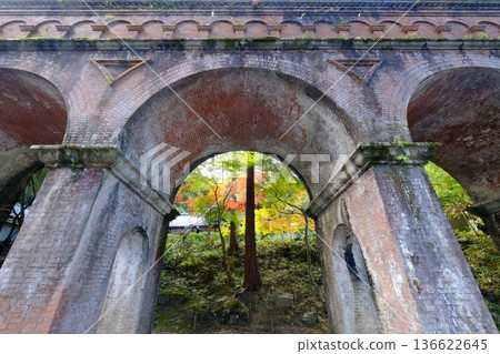 Nanzenji Temple Suirokaku and autumn leaves in autumn 136622645