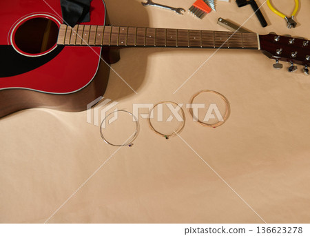 Guitar Maintenance: Changing Acoustic Guitar Strings and Setup Tools Guitar Maintenance: Changing Acoustic Guitar Strings and Setup Tools 136623278