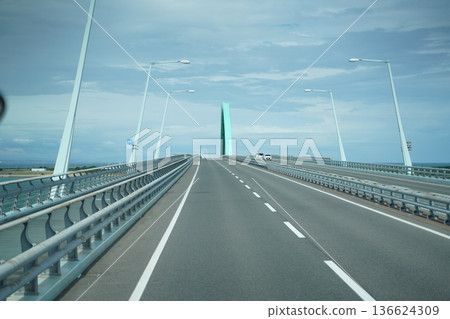Bridge to Kitakyushu Airport Bridge to Kitakyushu Airport 136624309