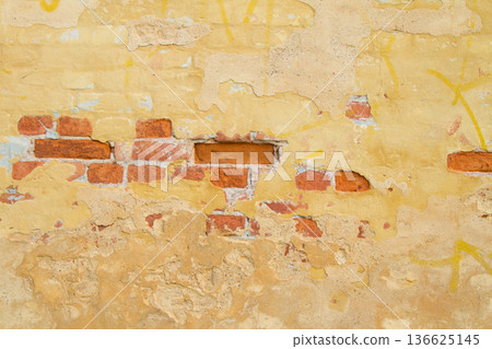 Wall detail of houses in Helsingoer in spring 2015 Wall detail of houses in Helsingoer in spring 2015 136625145