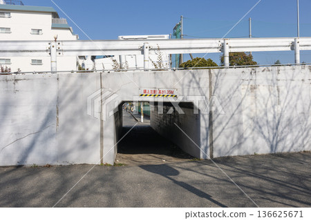 Passage (tunnel) under the road 136625671