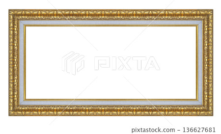 golden photo frame golden photo frame 136627681
