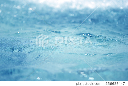 Blue water clear and clean natural Blue water clear and clean natural 136628447