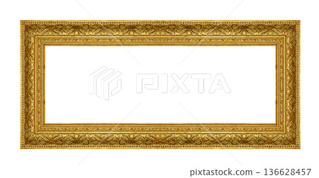 golden photo frame golden photo frame 136628457