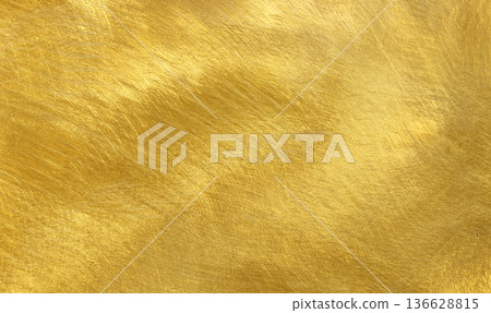 gold scratched metal sheet 136628815