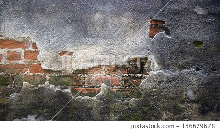 ancient old wall texture 136629678