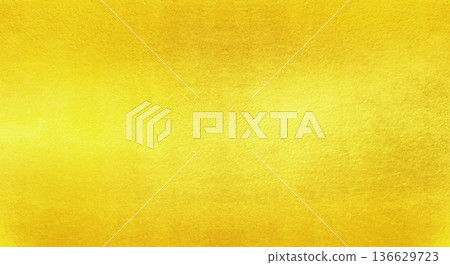 Shiny yellow leaf gold foil 136629723