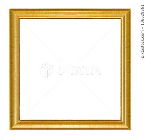 golden photo frame 136629861