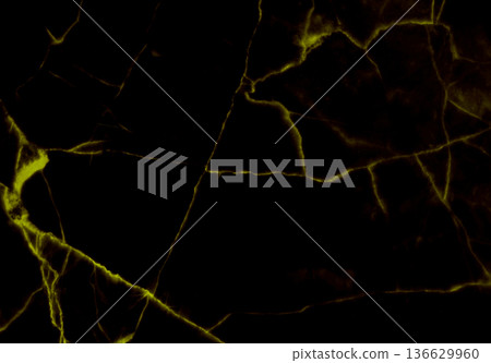 Textured of the black marble background Gold and white 136629960