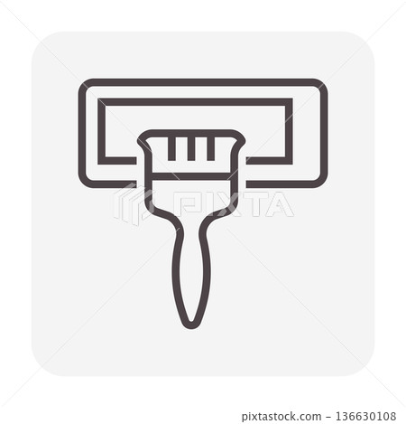 Air Conditioner Cleaning Icon Air Conditioner Cleaning Icon 136630108
