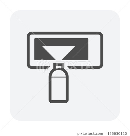 Air Conditioner Cleaning Icon Air Conditioner Cleaning Icon 136630110