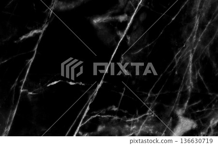 Black marble texture background 136630719