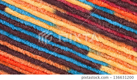 Colorful fabric background texture 136631200