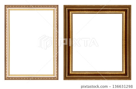 golden picture frame golden picture frame 136631298
