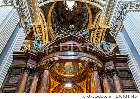 Interior of Cathedral Basilica of Our Lady of the Pilar, Zaragoz 136631440