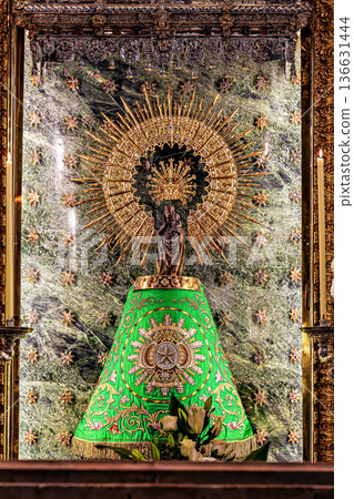 Interior of Cathedral Basilica of Our Lady of the Pilar, Zaragoz Interior of Cathedral Basilica of Our Lady of the Pilar, Zaragoz 136631444