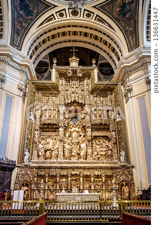 Interior of Cathedral Basilica of Our Lady of the Pilar, Zaragoz Interior of Cathedral Basilica of Our Lady of the Pilar, Zaragoz 136631447
