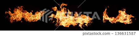 Fire flames collection Fire flames collection 136631587