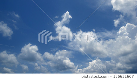 blue sky cloud blue sky cloud 136631607