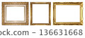 golden picture frame 136631668