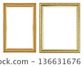 golden picture frame 136631676
