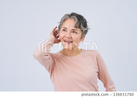 Active senior woman Active senior woman 136631780