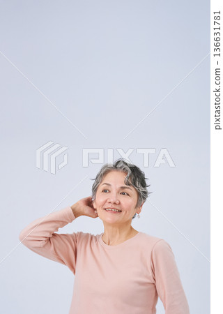 Active senior woman Active senior woman 136631781