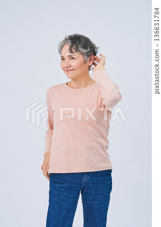 Active senior woman Active senior woman 136631784