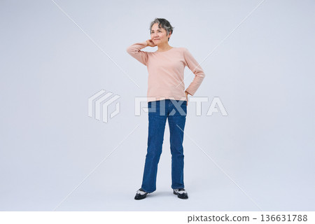 Active senior woman 136631788