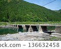 Shimanto River subsidence bridge 136632458