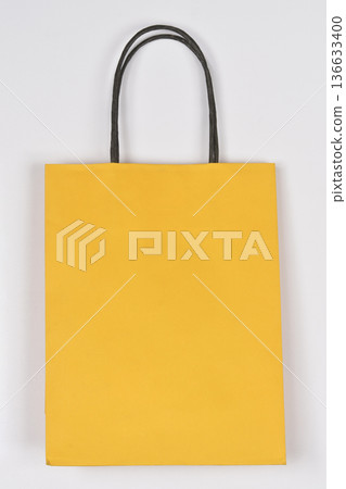 Yellow Paper Shopping Bag 136633400