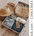 Stylish things for summer travel. Packing essentials, summer fashion 136633663
