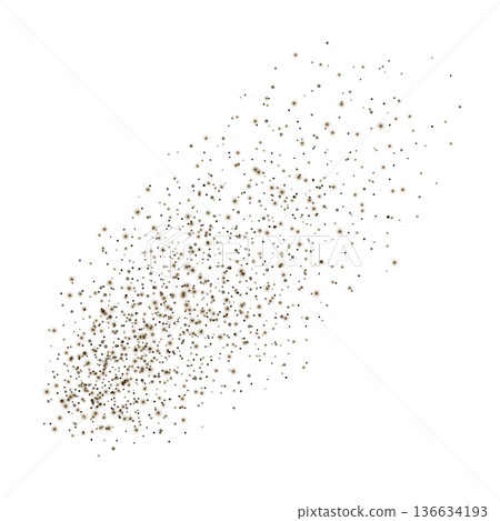 Dust powder scattered, dark paint particles, sand splash, vector realistic dusty overlay texture, ground spices splatter Dust powder scattered, dark paint particles, sand splash, vector realistic dusty overlay texture, ground spices splatter 136634193