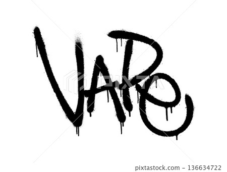 Graffiti spray text Vape on white background artwork street style. Graffiti spray text Vape on white background artwork street style. 136634722