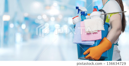 Bright space cleaners 136634729