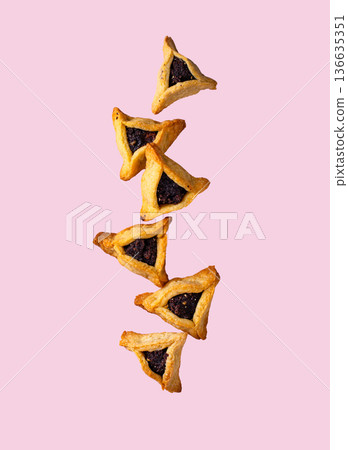 Jewish traditional Purim cookies Hamantaschen Jewish traditional Purim cookies Hamantaschen 136635351