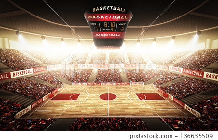 basketball, stadium, seats 136635509