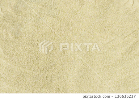 Golden Sand Texture under Sunlight. Summer Beach Background Golden Sand Texture under Sunlight. Summer Beach Background 136636237