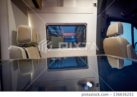 Interior of a camper van Interior of a camper van 136636281