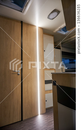 Interior of a camper van Interior of a camper van 136636285