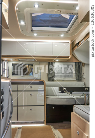 Interior of a camper van Interior of a camper van 136636305