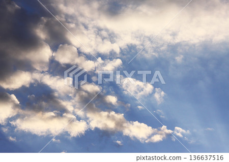聖保羅雲彩和藍天巴西 聖保羅雲彩和藍天巴西 136637516
